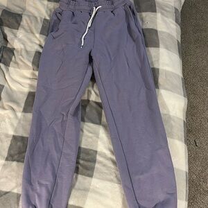 purple sweatpants